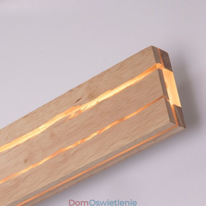 Nowoczesna drewniana lampa ścienna do korytarza wejściowego, nordycka lampa ścienna przy łóżku