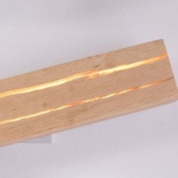 Nowoczesna drewniana lampa ścienna do korytarza wejściowego, nordycka lampa ścienna przy łóżku