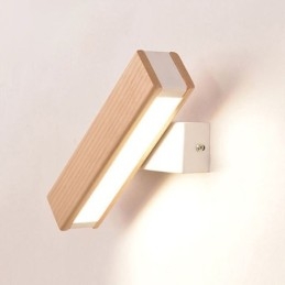 Europa Solidna Drewniana Lampa Ścienna Lampka Nocna Ścienna Oświetlenie Nowoczesne Lampy Prostoty