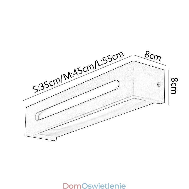 Nowoczesna lampa ścienna z drewna, oświetlenie alejki wejściowej, nordycka lampa ścienna przy łóżku