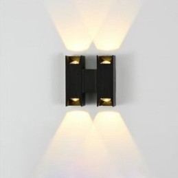 Wodoodporna lampa ścienna nowoczesna aluminiowa montowana na powierzchni, lampa ogrodowa na werandzie