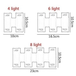 Wodoodporna lampa ścienna nowoczesna aluminiowa montowana na powierzchni, lampa ogrodowa na werandzie