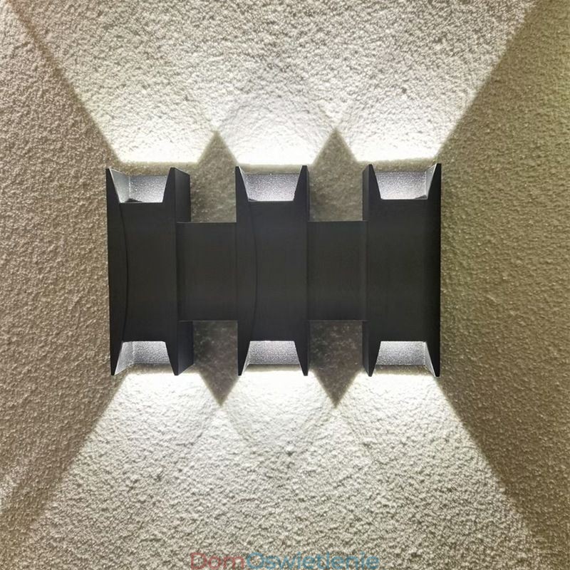 Wodoodporna lampa ścienna nowoczesna aluminiowa montowana na powierzchni, lampa ogrodowa na werandzie