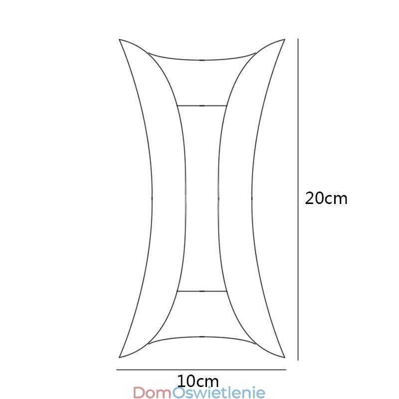 Nowoczesna lampa ścienna wodoodporna lampa ścienna dziedziniec balkon korytarz