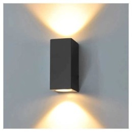 Nowoczesna prosta aluminiowa lampa ścienna do wnętrz