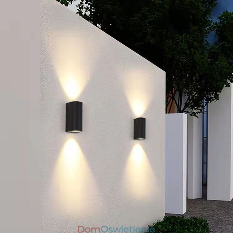 Nowoczesna prosta aluminiowa lampa ścienna do wnętrz