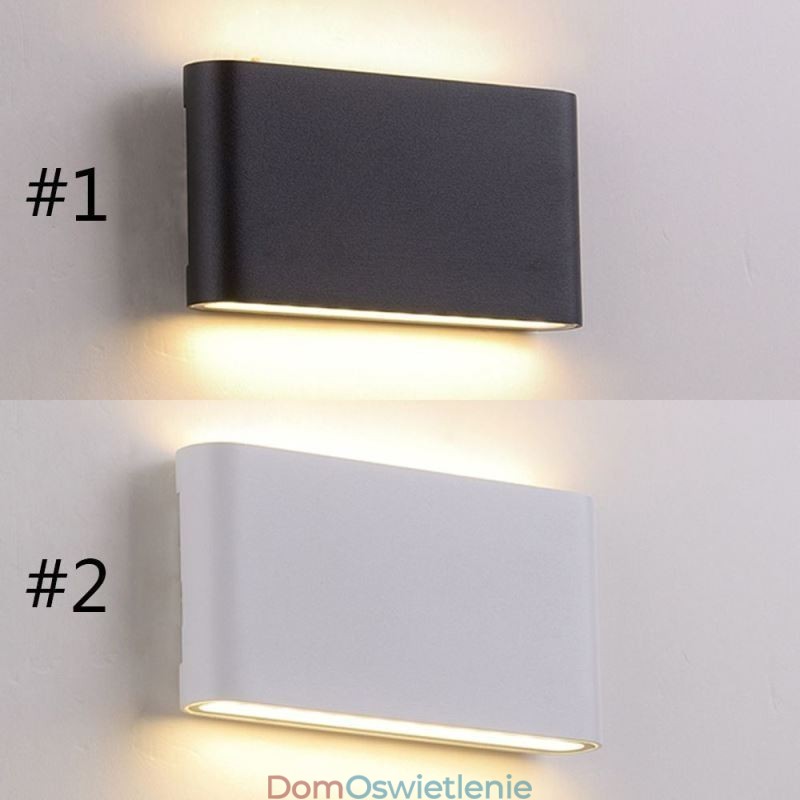 Lampa ścienna wodoodporna nowoczesna prosta aluminiowa lampa ścienna do wnętrz