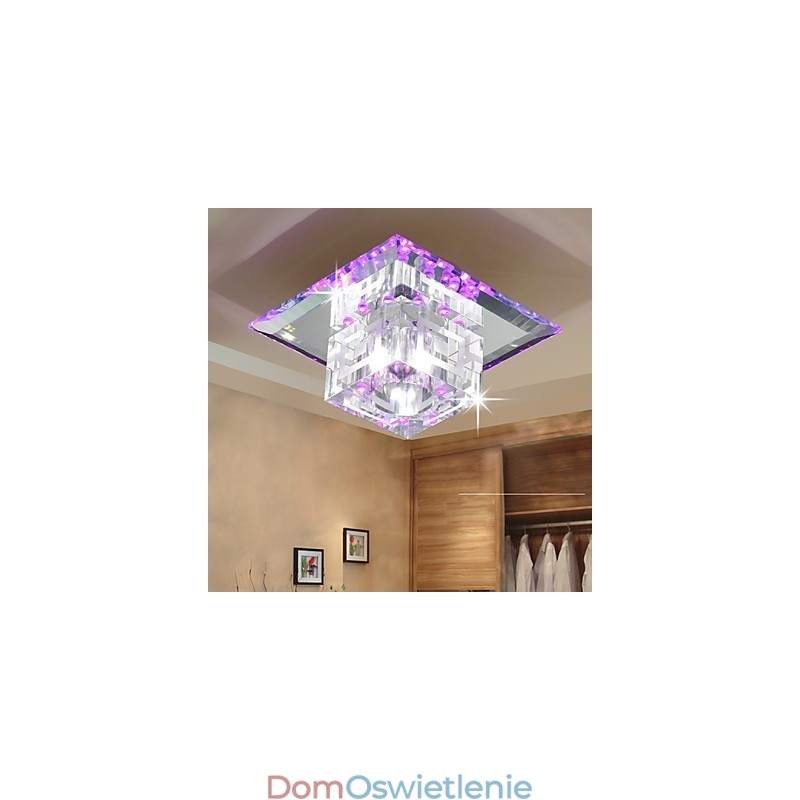 Kryształ pomiędzy lampą SMD Spotlight Kreatywna lampa Lampa rura Światło Absorbuj światło kopuły
