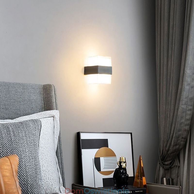 Akrylowa minimalistyczna lampa ścienna wodoodporna lampa ścienna Patio