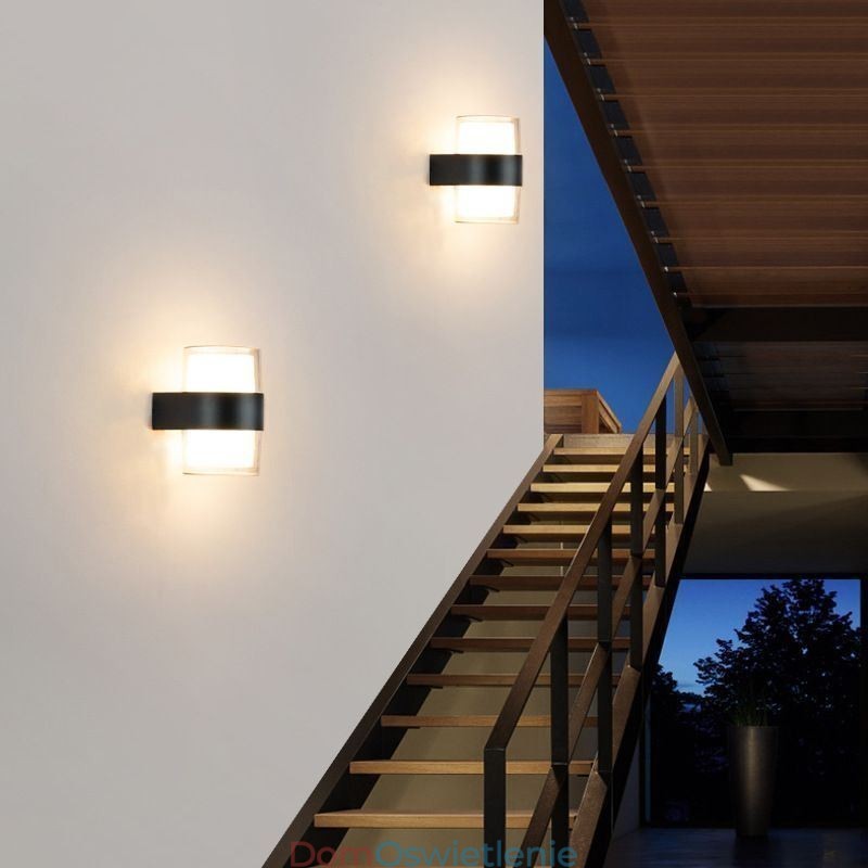 Akrylowa minimalistyczna lampa ścienna wodoodporna lampa ścienna Patio