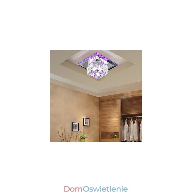 Kryształ pomiędzy lampą SMD Spotlight Kreatywna lampa Lampa rura Światło Absorbuj światło kopuły