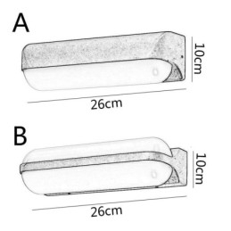 Kinkiet aluminiowy wodoodporny kinkiet schody łazienka korytarz