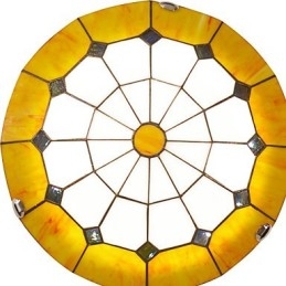 Lampa sufitowa typu lampa śródziemnomorska romantyczna średnica 40cm