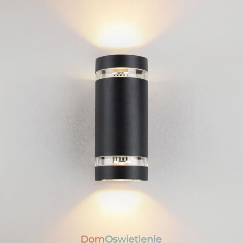 Wodoodporna lampa ścienna z podwójną głowicą aluminiową góra-dół