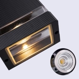 Proste aluminiowe kinkiety wodoodporne kinkiety na werandę