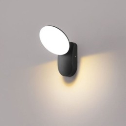 Nowoczesna minimalistyczna lampa aluminiowa ogrodowa wodoodporna półksiężycowa lampa ścienna