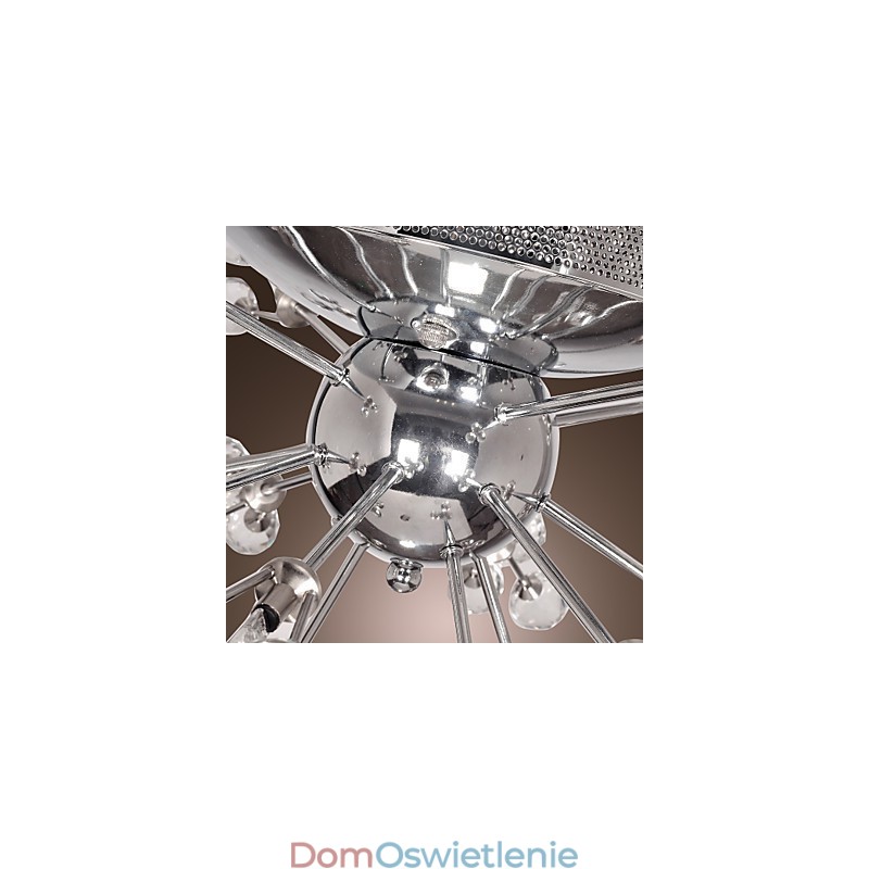 Nowoczesny współczesny kryształowy chromowany metalowy uchwyt ścienny