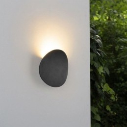 Aluminiowa lampa ścienna zewnętrzna do ogrodu i balkonu
