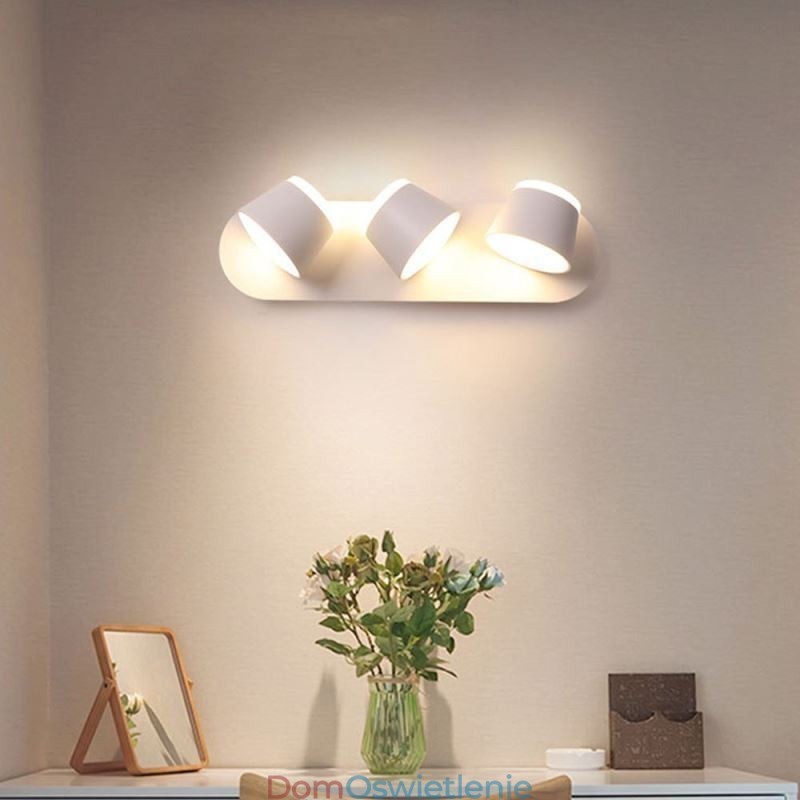 Nowoczesna lampa ścienna Obrotowa lampa ścienna Aluminiowa