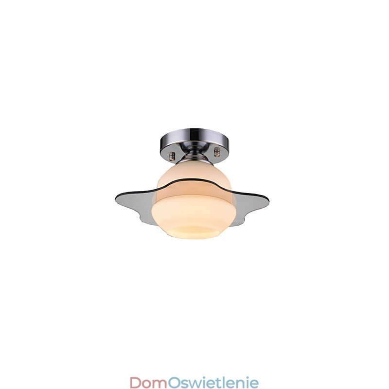 Nowoczesna lampa sufitowa montowana na płasko 1 światło współczesne metalowe