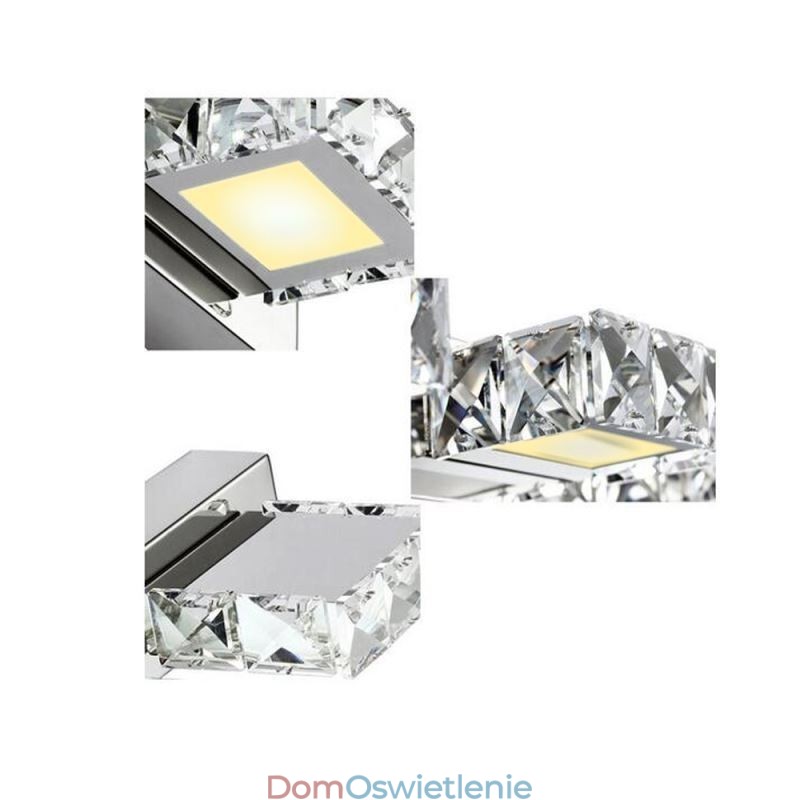 Kinkiet Lustro Łazienkowe Lampa Ścienna Washroon Stal Nierdzewna