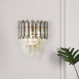 Kryształowa lampa ścienna Kinkiet Nowoczesna lampa ścienna K9 Crystal