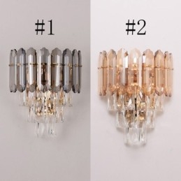 Kryształowa lampa ścienna Kinkiet Nowoczesna lampa ścienna K9 Crystal