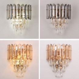 Kryształowa lampa ścienna Kinkiet Nowoczesna lampa ścienna K9 Crystal