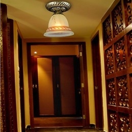 Lampa ścienna brązowa europejska retro klasyczna