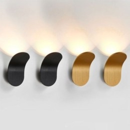 Minimalistyczna aluminiowa lampa ścienna kinkiet