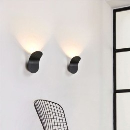 Minimalistyczna aluminiowa lampa ścienna kinkiet