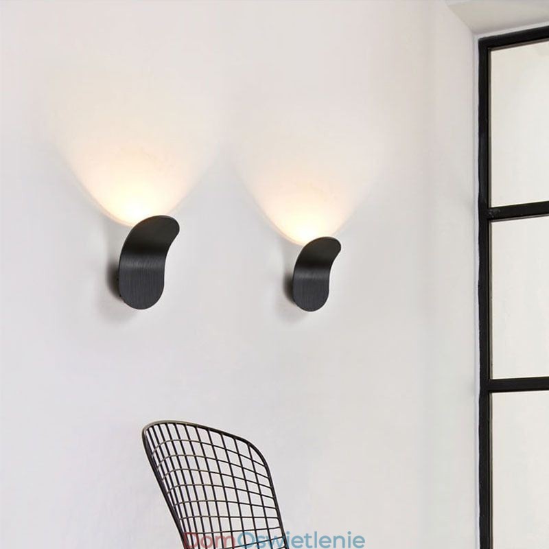Minimalistyczna aluminiowa lampa ścienna kinkiet