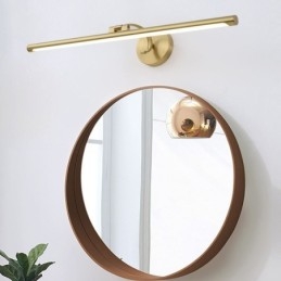 Nordic Mirror Front Light Mosiężna akrylowa lampa ścienna