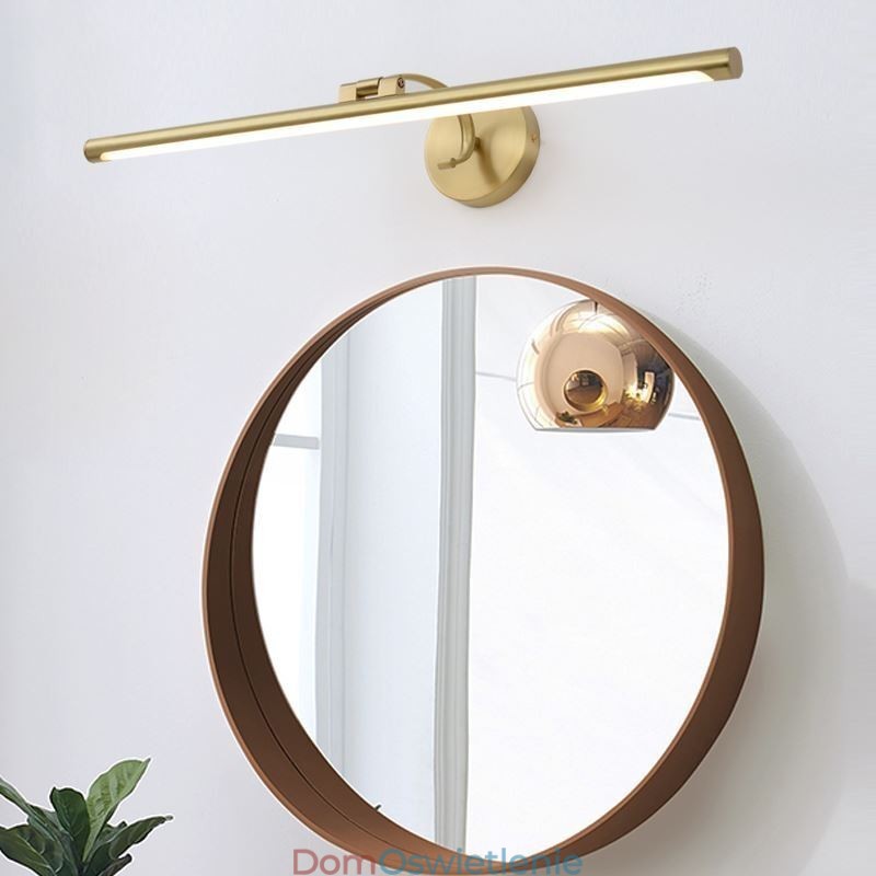 Nordic Mirror Front Light Mosiężna akrylowa lampa ścienna