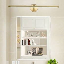 Nordic Mirror Front Light Mosiężna akrylowa lampa ścienna