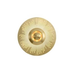 Kinkiet Nordic Brass Hollow Out Round Shape Sconce Light