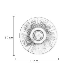 Kinkiet Nordic Brass Hollow Out Round Shape Sconce Light