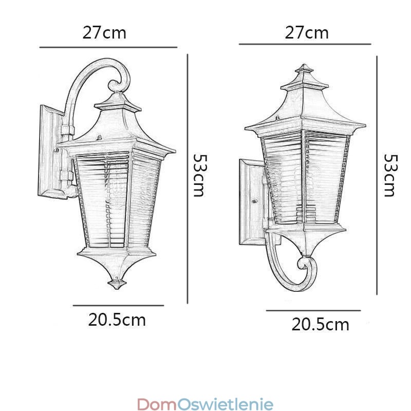Nowoczesne zewnętrzne światło wodoodporne altana ścienna światło dziedziniec korytarz ogród balkon