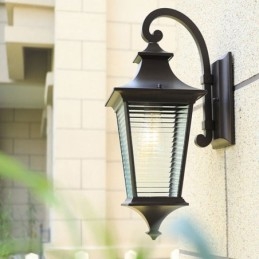 Nowoczesne zewnętrzne światło wodoodporne altana ścienna światło dziedziniec korytarz ogród balkon
