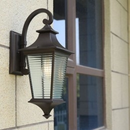 Nowoczesne zewnętrzne światło wodoodporne altana ścienna światło dziedziniec korytarz ogród balkon