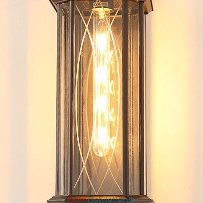 Chiński kinkiet zewnętrzny, pojedyncza głowica, wodoodporny, lampa ścienna Streamer