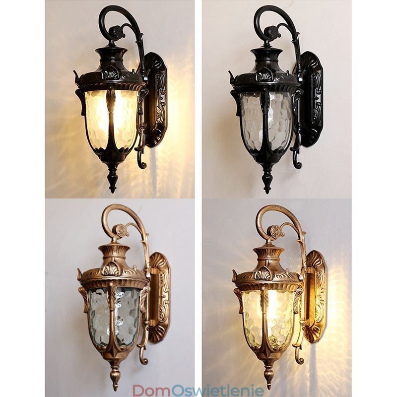 Europejskie zewnętrzne światło wodoodporne pojedyncza głowica ścienna oświetlenie dziedzińca korytarz ogród