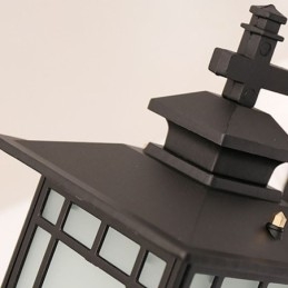 Chiński styl zewnętrzny wodoodporny pawilon kształt światła ściennego ogród balkon