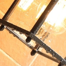 Europejska zewnętrzna kinkiet ścienny wodoodporny kwadratowy słupek ścienny lampa ścienna dziedziniec ogród balkon