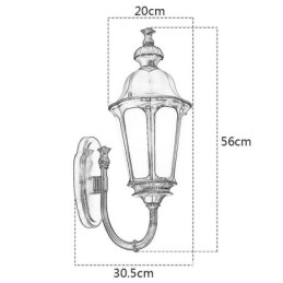 Nowoczesne proste zewnętrzne światło wodoodporne Plum Blossom Wall Light Dziedziniec Korytarz Ogród