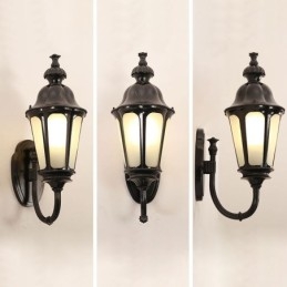 Nowoczesne proste zewnętrzne światło wodoodporne Plum Blossom Wall Light Dziedziniec Korytarz Ogród
