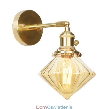 Nowoczesna lampa ścienna z kloszem szklanym Nowoczesna lampa ścienna z kloszem szklanym
