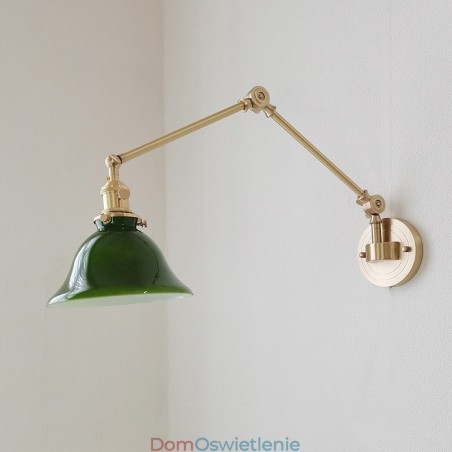 Nowoczesna lampa ścienna z kloszem szklanym Nowoczesna lampa ścienna z kloszem szklanym