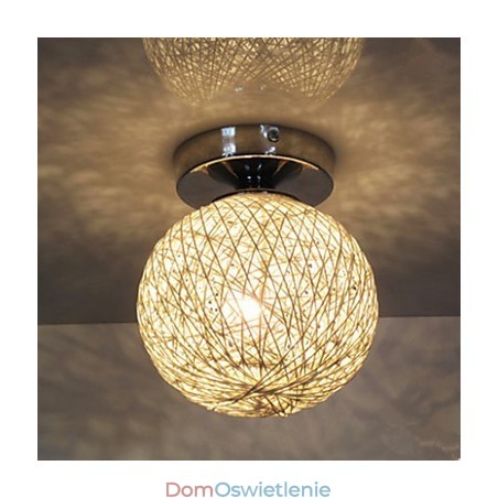 Nowoczesna współczesna latarnia Globe Chrome Metal Flush Mount Nowoczesna współczesna latarnia Globe Chrome Metal Flush Mount