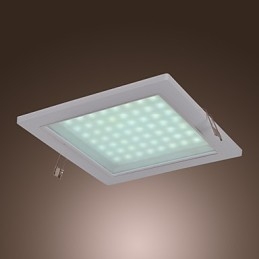 Nowoczesne lampy montowane na płasko w kształcie kwadratu
